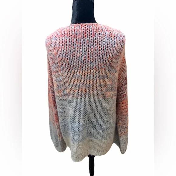 Sundance favorite hue cardigan - boho ombré balloon sleeves size M/L wool blend - Picture 10 of 13
